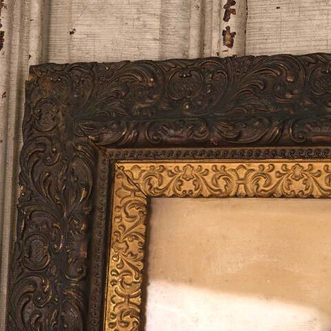 #53969 26x30 Antique Wood & Gesso Picture Frame image 2