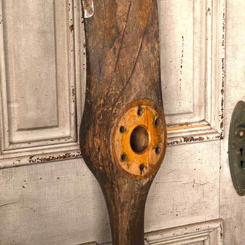 #53977 Antique Wood Airplane Propellor Prop image 7