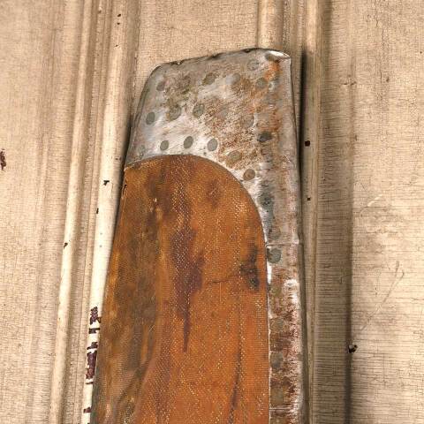 #53977 Antique Wood Airplane Propellor Prop image 4