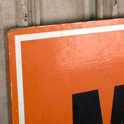 #53983 32x48 Vintage MEN AT WORK Wall Sign image 5