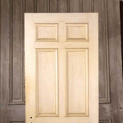 #54019 29x77 Antique 6 Panel Wood Interior Door image 2