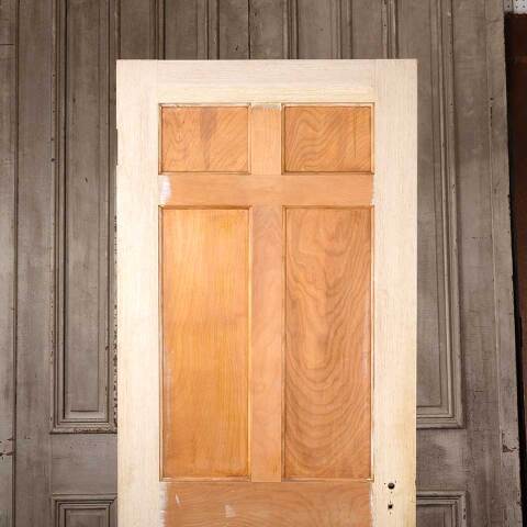 #54019 29x77 Antique 6 Panel Wood Interior Door image 7