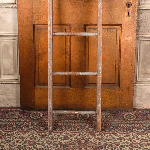 #54045 16x85 Antique Six Rung Wood Ladder image 4