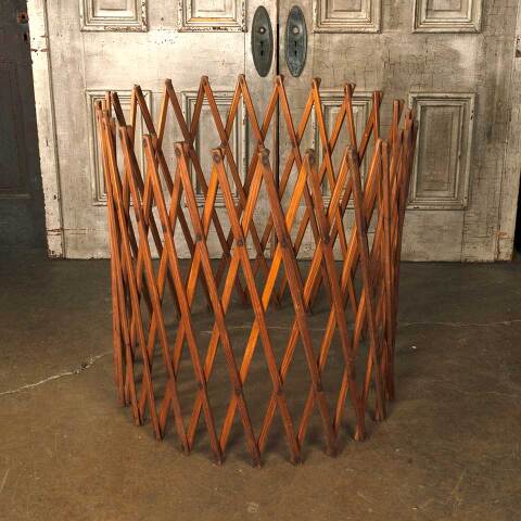 #54103 Antique Accordion Wood Child Play Pen image 3
