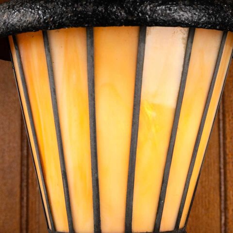 #54105 9" Antique Cast Iron Pendant Light Fixture image 6