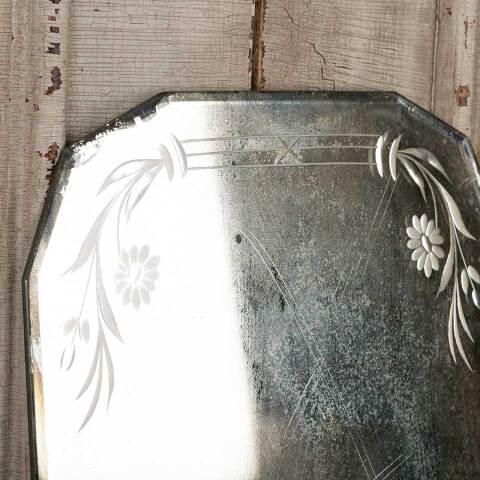 #54109 12x18 Antique Beveled Glass Wall Mirror image 6