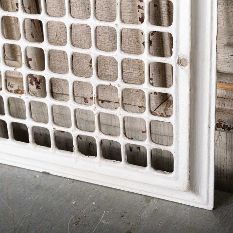 #54117 9x11 Antique Wall Heat Grate Vent Cover image 2