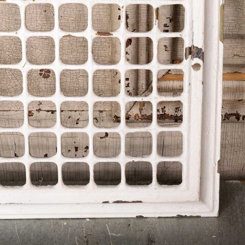 #54118 9x11 Antique Wall Heat Grate Vent Cover image 2