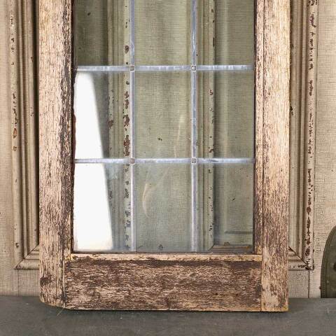 #54121 18x35 Antique Leaded Glass Window image 3
