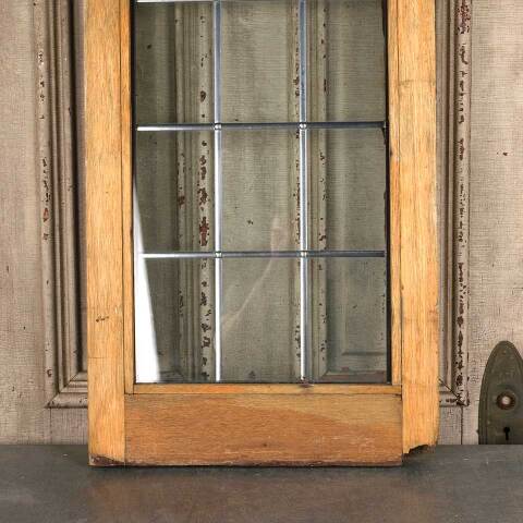#54121 18x35 Antique Leaded Glass Window image 7
