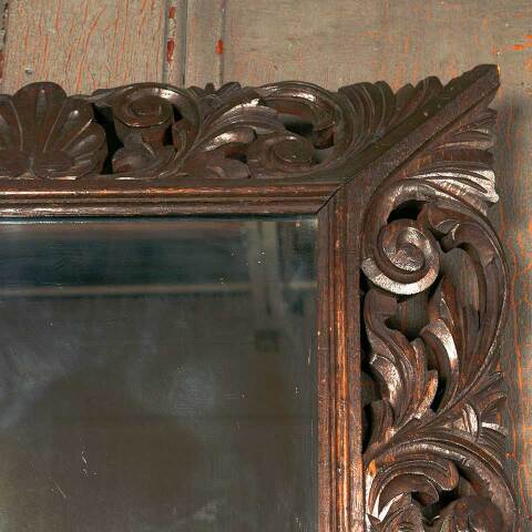 #54125 24x32 Ornate Carved Wood Wall Mirror image 5