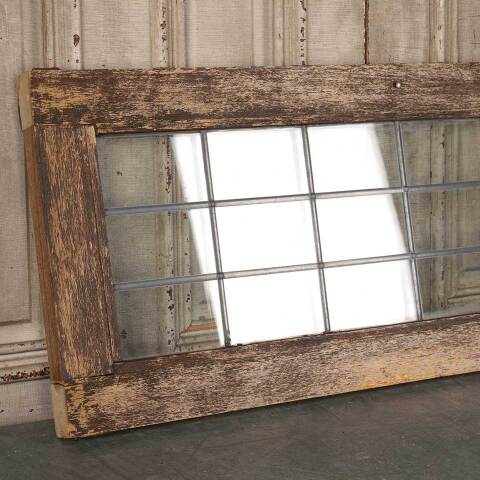 #54134 18x46 Antique Leaded Glass Window image 4