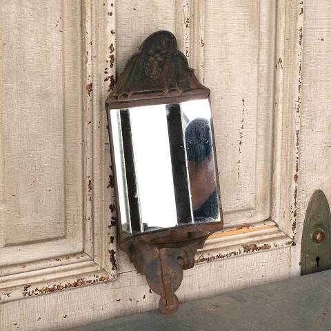 #54136 Metal & Mirror Candle Wall Sconce image 4