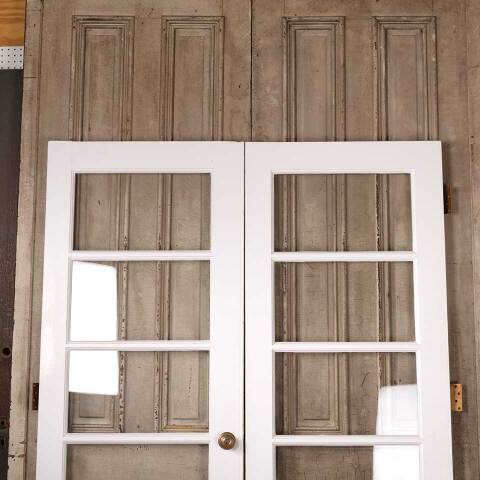#54145 59x79 Salvaged Vintage 5 Lite French Doors image 6