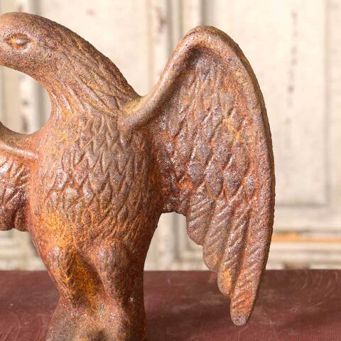 #54147 Salvaged Antique Cast Iron Eagle Snow Bird image 3