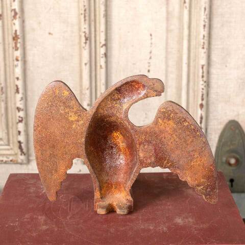 #54147 Salvaged Antique Cast Iron Eagle Snow Bird image 6