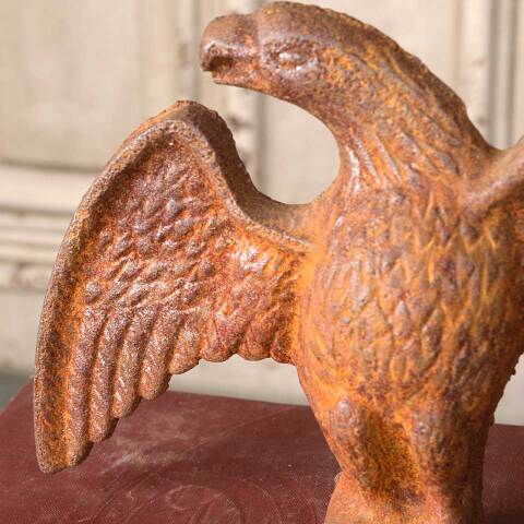 #54147 Salvaged Antique Cast Iron Eagle Snow Bird image 8