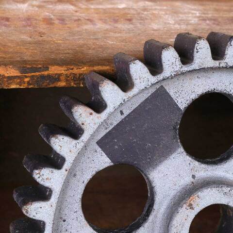 #54148 9" Cast Iron Industrial Gear image 7
