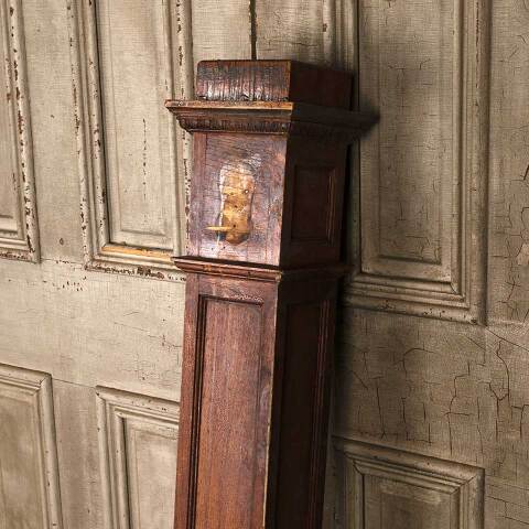 #54165 50" Antique Oak Wood Staircase Newel Post image 7