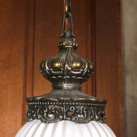 #54168 Vintage Single Bulb Pendant Light Fixture image 6