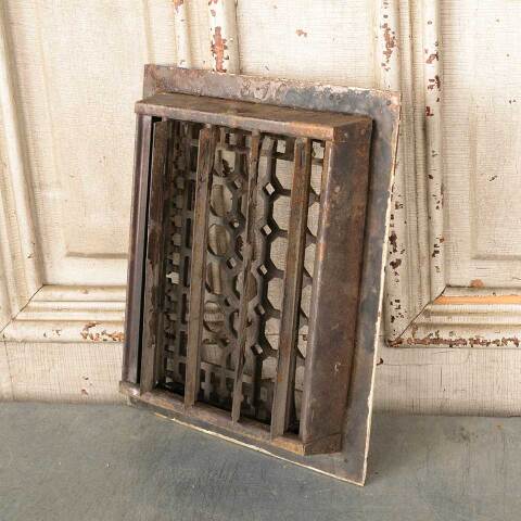 #54185 8x10 Cast Iron Heat Grate Floor Vent Cover image 3