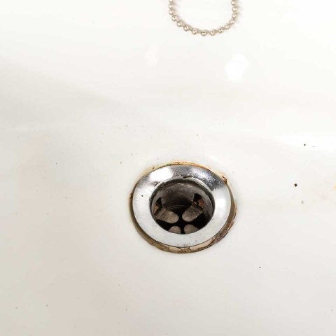 #54236 Antique Cast Iron Wall Mount Bathroom Sink image 4