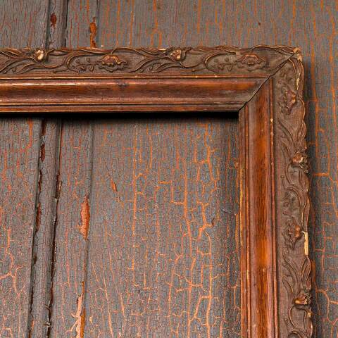 #54265 21x26 Antique Wood & Gesso Picture Frame image 4