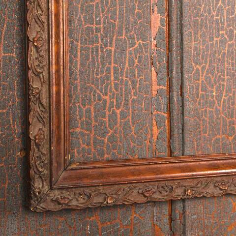 #54265 21x26 Antique Wood & Gesso Picture Frame image 3
