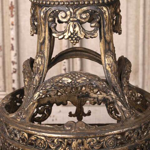 #54286 9x12 Ornate Antique Metal Chandelier Frame image 6