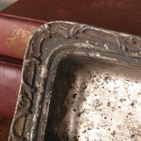 #54295 5x4 Antique Metal Dish image 3