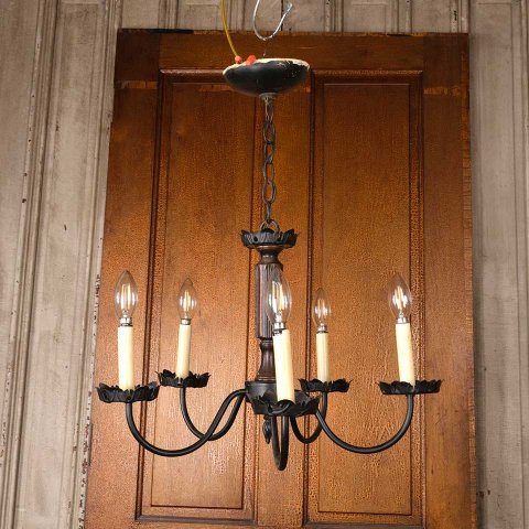 21" Modern 5 Bulb Chandelier Light Fixture