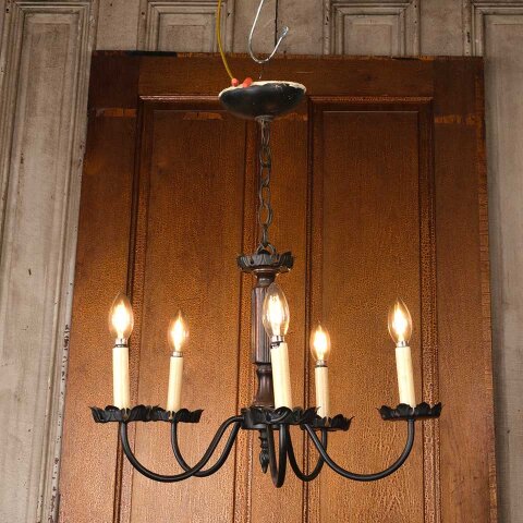 #54304 21" Modern 5 Bulb Chandelier Light Fixture image 2