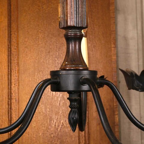 #54304 21" Modern 5 Bulb Chandelier Light Fixture image 4