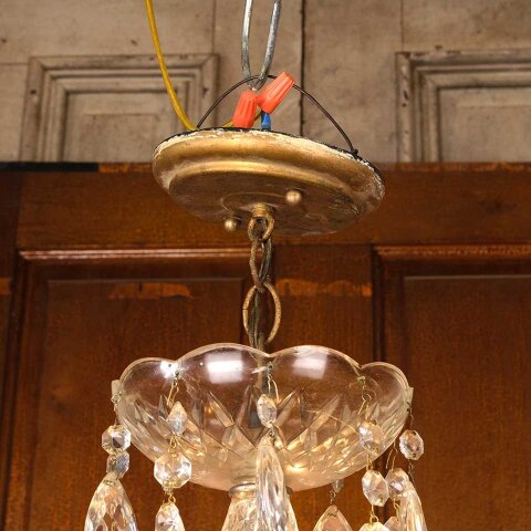 #54306 18" Antique 5 Bulb Chandelier Light Fixture image 3