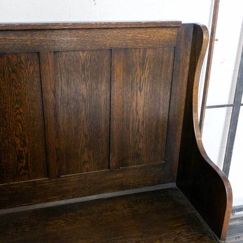 #54323 Salvaged Oak Built-In Snug Corner Bench Seat image 7