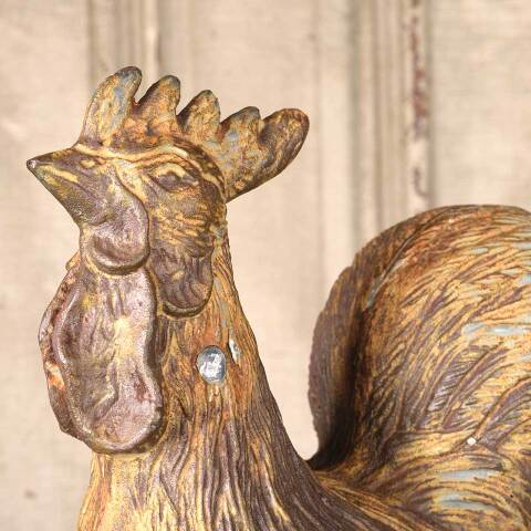 #54328 6x14 Cast Iron Rooster Finial image 6