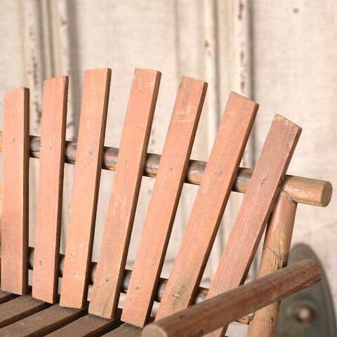 #54387 Miniature Wooden Rocking Chair Bench image 3
