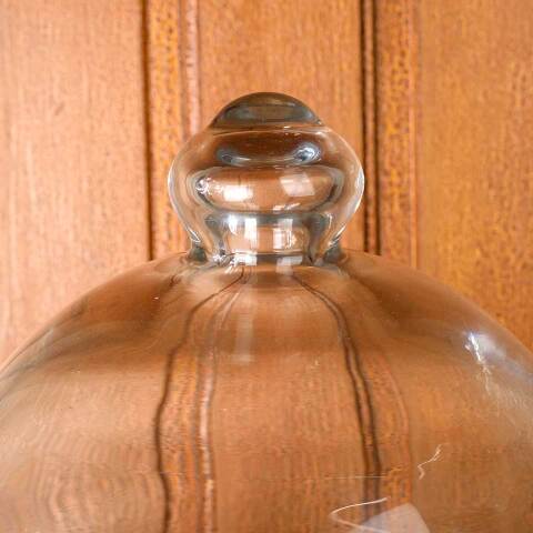 #54399 10x12 Glass Cloche Dome w/ Top Handhold image 2