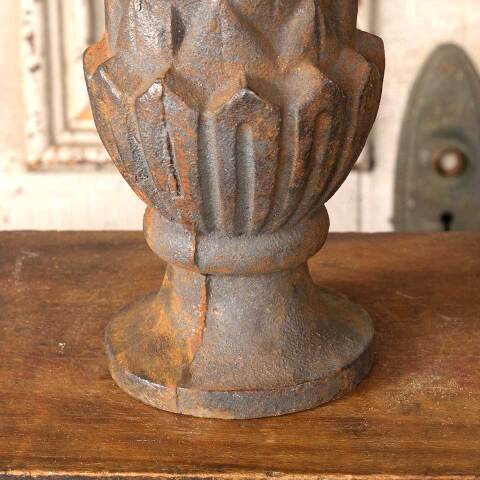 #54412 9" Cast Iron Artichoke Finial Ornament image 4