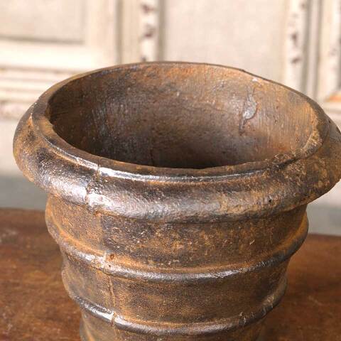#54413 Small 4" Cast Iron Planter Pot image 2