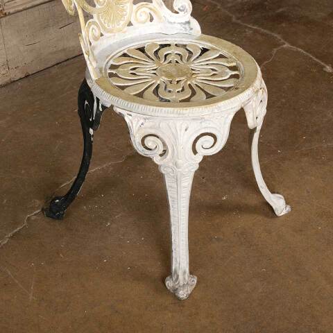 #54423 Vintage Cast Aluminum Garden Patio Chair image 4