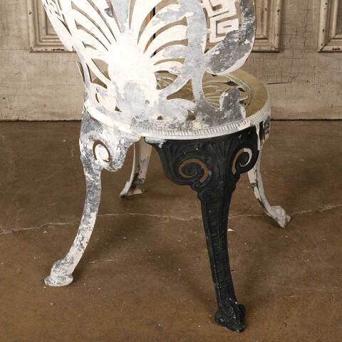 #54423 Vintage Cast Aluminum Garden Patio Chair image 5