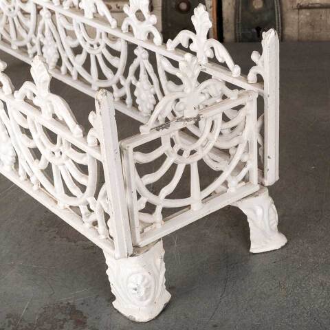 #54429 Ornate Cast Aluminum Garden Planter Holder image 2