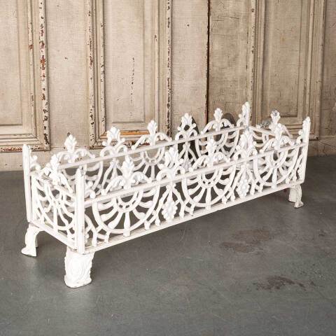 #54429 Ornate Cast Aluminum Garden Planter Holder image 4