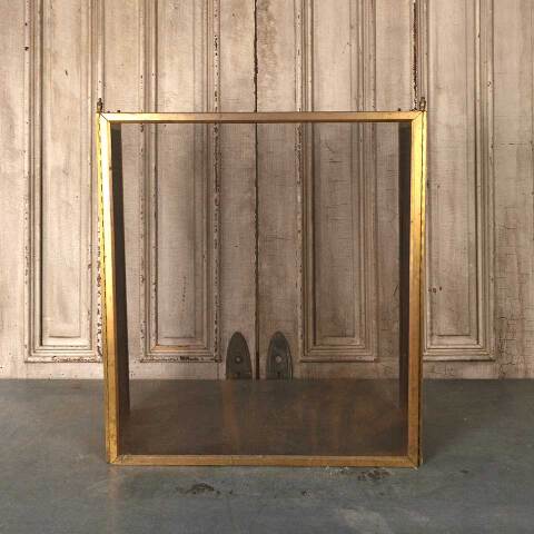 #54454 Vintage Folding Brass Fireplace Screen image 7