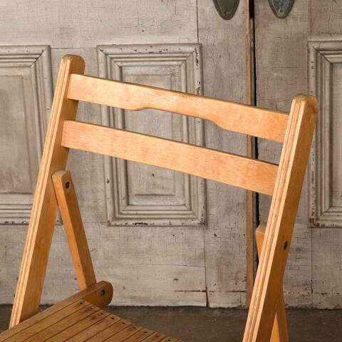 #54501 Vintage Wood Folding Chair image 2