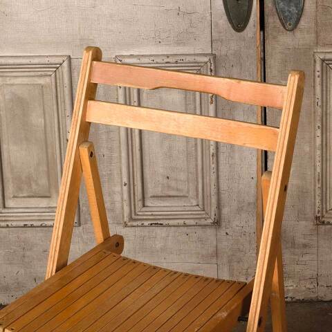 #54502 Vintage Wood Folding Chair image 2
