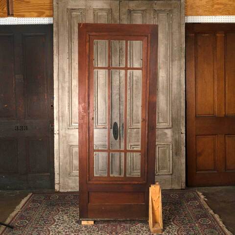 #54518 32x81 Salvaged Antique Wood Storm Door image 5
