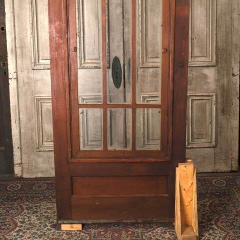 #54518 32x81 Salvaged Antique Wood Storm Door image 7
