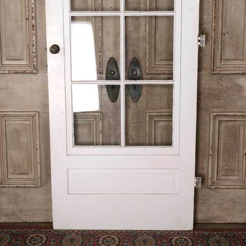 #54520 32x80 Salvaged Antique Wood Storm Door image 3